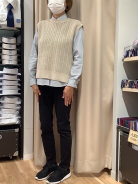 BRICK HOUSE シャツ工房 大森アトレ店さん(レディース・163cm)の春コーディネート
