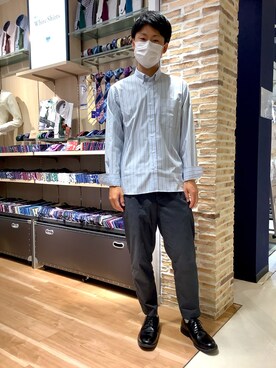 BRICK HOUSE シャツ工房 大森アトレ店さん(メンズ・173cm)の春コーディネート