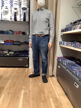 BRICK HOUSE シャツ工房 大森アトレ店さん（メンズ・176cm）の春コーディネート