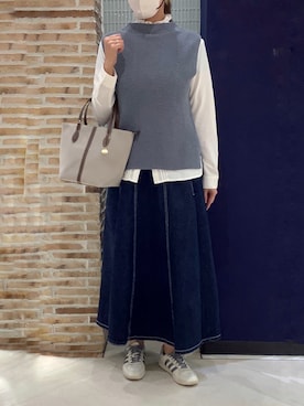 BRICK HOUSE シャツ工房 大森アトレ店さん（レディース・168cm）の秋コーディネート