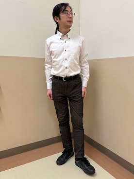 BRICK HOUSE シャツ工房 直方イオンモール店さん（メンズ・173cm）の春コーディネート