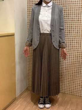 「ビジネスコーデ」｜BRICK HOUSE シャツ工房 直方イオンモール店さん（レディース・162cm）の秋コーディネート