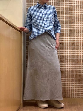 BRICK HOUSE シャツ工房 直方イオンモール店さん（レディース・162cm）の夏コーディネート