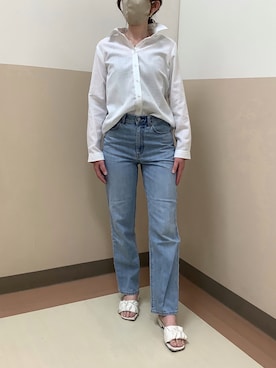 「東京シャツ」｜BRICK HOUSE シャツ工房 直方イオンモール店さん（レディース・162cm）の春コーディネート