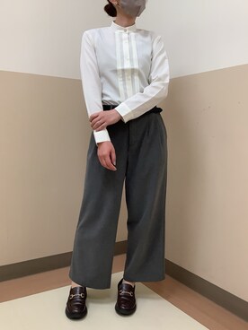 BRICK HOUSE シャツ工房 直方イオンモール店さん（レディース・162cm）の秋コーディネート