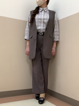 BRICK HOUSE シャツ工房 直方イオンモール店さん(レディース・154cm)の夏コーディネート