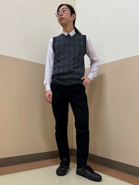 「BRICK HOUSE by TOKYO SHIRT（ブリックハウス）のアイテム」を使った、BRICK HOUSE シャツ工房 直方イオンモール店さん（メンズ・173cm）の秋コーディネート