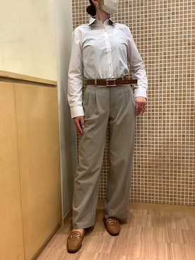 「レディース」｜BRICK HOUSE シャツ工房 直方イオンモール店さん（レディース・162cm）の夏コーディネート