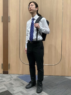 BRICK HOUSE シャツ工房 直方イオンモール店さん（メンズ・173cm）の春コーディネート