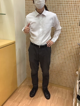 BRICK HOUSE シャツ工房 直方イオンモール店さん(メンズ・173cm)の秋コーディネート