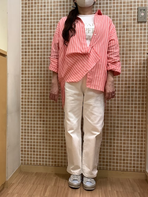 【CITY SHOP新品】夏オススメ☀️ 綿麻混ガーゼBIGシルエット 長袖シャツ CITY SHOP新品】夏オススメ☀️ 綿麻混ガーゼBIGシルエット 長袖