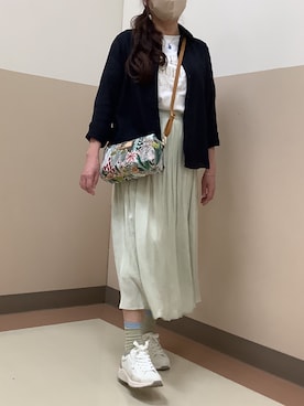 「アイテム（ポーチ）」を使った、BRICK HOUSE シャツ工房 直方イオンモール店さん（レディース・154cm）の夏コーディネート