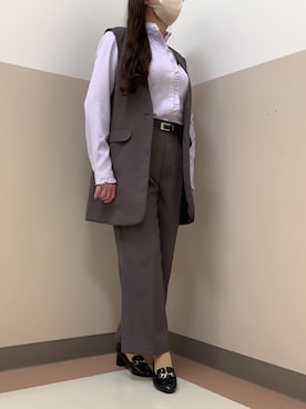 BRICK HOUSE シャツ工房 直方イオンモール店さん（レディース・154cm）の秋コーディネート