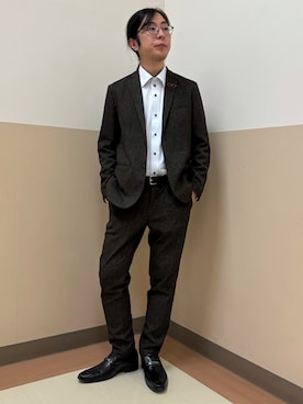 BRICK HOUSE シャツ工房 直方イオンモール店さん（メンズ・173cm）の春コーディネート