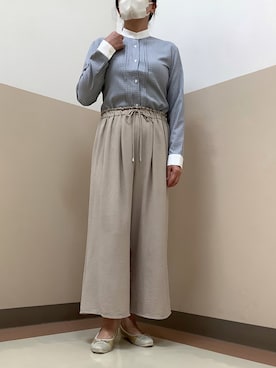BRICK HOUSE シャツ工房 直方イオンモール店さん（レディース・160cm）の秋コーディネート