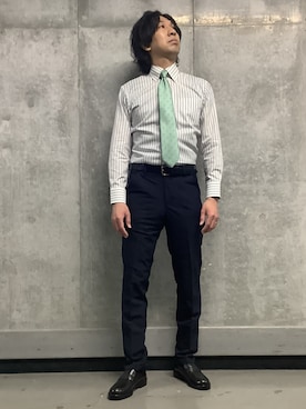 SHIRTS PLAZA 天神地下街店さん（メンズ・172cm）の冬コーディネート