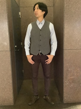 SHIRTS PLAZA 天神地下街店さん(メンズ・172cm)の秋コーディネート