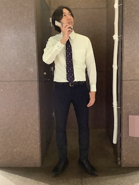 SHIRTS PLAZA 天神地下街店さん(メンズ・171cm)の秋コーディネート