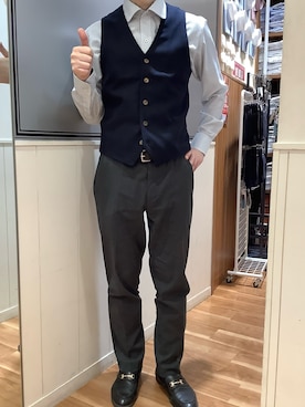 SHIRTS PLAZA 天神地下街店さん(メンズ・173cm)の冬コーディネート