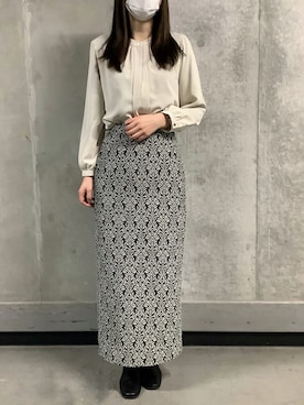 「きれいめコーディネート」｜SHIRTS PLAZA 天神地下街店さん（レディース・160cm）の冬コーディネート