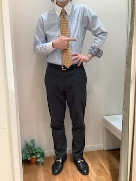 SHIRTS PLAZA 天神地下街店さん（メンズ・173cm）の春コーディネート