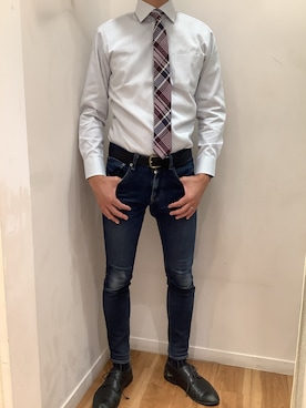 SHIRTS PLAZA 天神地下街店さん（メンズ・172cm）の秋コーディネート