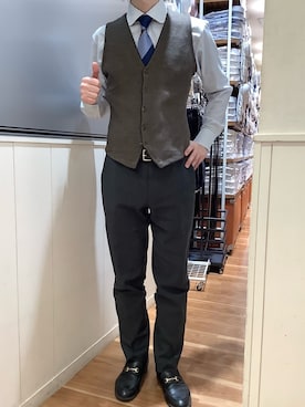 SHIRTS PLAZA 天神地下街店さん(メンズ・173cm)の冬コーディネート