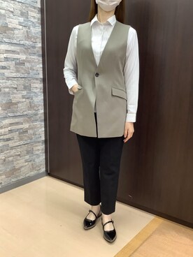 BRICK HOUSE by Tokyo Shirts 高松ゆめタウン店さん（レディース・158cm）の冬コーディネート