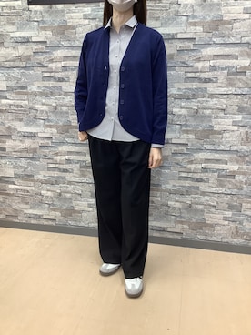「アイテム（ビジネスシャツ）」を使った、BRICK HOUSE by Tokyo Shirts 高松ゆめタウン店さん（レディース・164cm）の秋コーディネート