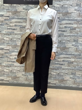BRICK HOUSE by Tokyo Shirts 高松ゆめタウン店さん（レディース・164cm）の冬コーディネート