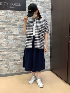 BRICK HOUSE by Tokyo Shirts 高松ゆめタウン店さん（レディース・158cm）の夏コーディネート