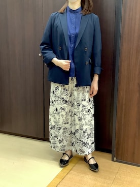「BRICK HOUSE by TOKYO SHIRT」｜「アイテム（ジャケット/アウター）」を使った、BRICK HOUSE by Tokyo Shirts 高松ゆめタウン店さん（レディース・164cm）の春コーディネート