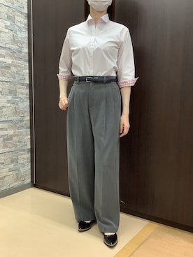 「東京シャツ」｜BRICK HOUSE by Tokyo Shirts 高松ゆめタウン店さん（レディース・164cm）の春コーディネート