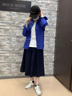 BRICK HOUSE by Tokyo Shirts 高松ゆめタウン店さん（レディース・164cm）の夏コーディネート
