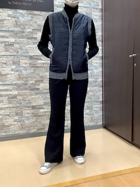 BRICK HOUSE by Tokyo Shirts 高松ゆめタウン店さん(レディース・158cm)の冬コーディネート