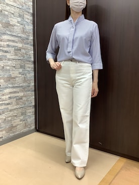 「東京シャツ」｜BRICK HOUSE by Tokyo Shirts 高松ゆめタウン店さん（レディース・164cm）の春コーディネート