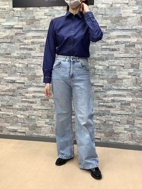 「宇宙」｜BRICK HOUSE by Tokyo Shirts 高松ゆめタウン店さん（レディース・158cm）の秋コーディネート