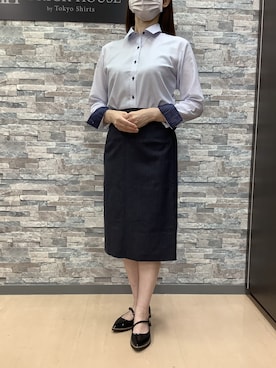 「会社員」｜BRICK HOUSE by Tokyo Shirts 高松ゆめタウン店さん（レディース・158cm）の秋コーディネート