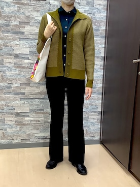 「幾何学模様」｜BRICK HOUSE by Tokyo Shirts 高松ゆめタウン店さん（レディース・164cm）の冬コーディネート