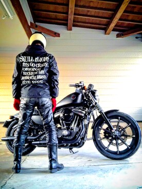 ナイロンジャケットを使った バイカースタイル の人気ファッションコーディネート Wear