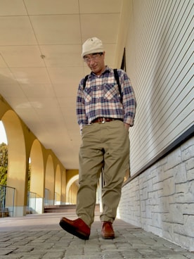 「MALAIKA（マライカ）のアイテム」を使った、@camper_tkさん（メンズ・174cm）の冬コーディネート