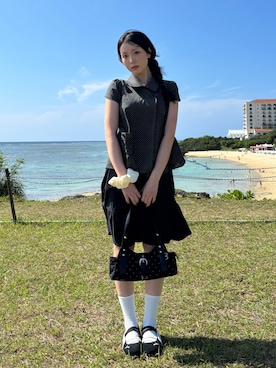 「Chacott（チャコット）のアイテム（ベースメイク）」を使った、ハヌルさん（レディース・165cm）の春コーディネート