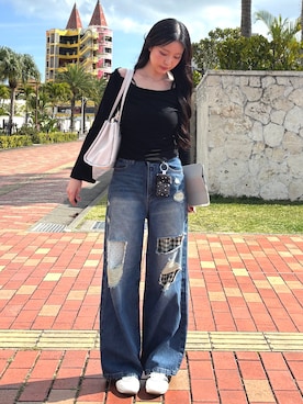 ハヌルさん（レディース・165cm）の冬コーディネート