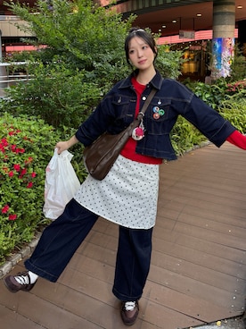 「GRL（グレイル）のアイテム（バッグ）」を使った、ハヌルさん（レディース・165cm）の春コーディネート