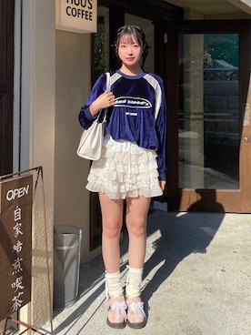 「Cider（Cider）のアイテム」を使った、ハヌルさん（レディース・165cm）の冬コーディネート