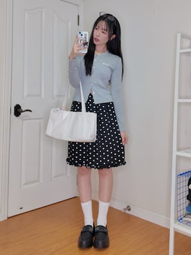 「STANDOIL（スタンドオイル）のアイテム」を使った、ハヌルさん（レディース・165cm）の秋コーディネート