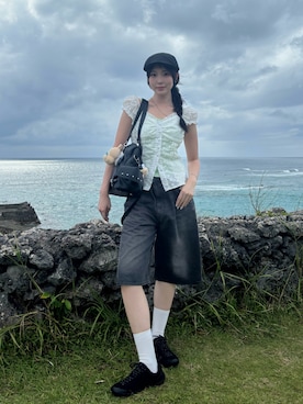 「KEEN（キーン）のアイテム」を使った、ハヌルさん（レディース・165cm）の夏コーディネート