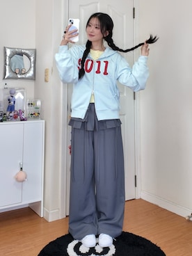 ハヌルさん(レディース・165cm)の春コーディネート