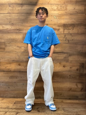 山下 迅さん（メンズ・172cm）の夏コーディネート