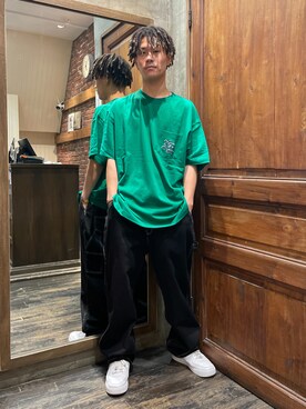 山下 迅さん（メンズ・172cm）の夏コーディネート